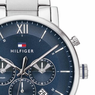 Foto 6 | Foto 6 | Reloj Tommy Hilfiger Hombre Evan 1710409 Caja Redonda 44mm Diámetro Acero Inoxidable Cierre Deslizante Movimiento Cuarzo