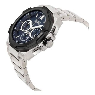 Foto 4 | Foto 4 | Reloj Hugo Boss Hombre Supernova 1513360 Caja Redonda 45mm Diámetro Acero Inoxidable Cierre Desplegable Movimiento Cuarzo