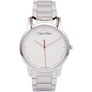 Foto 2 | Foto 2 | Reloj Calvin Klein Hombre City K2g2g1z6 Caja Redonda 46mm Diámetro Acero Inoxidable Cierre Hebilla Movimiento Cuarzo