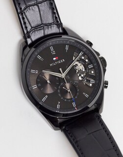 Foto 5 | Foto 5 | Reloj Tommy Hilfiger Hombre Baker 1710452 Caja Redonda 43mm Diámetro Acero Inoxidable Cierre Hebilla Movimiento Cuarzo