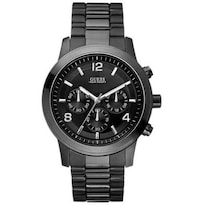 Reloj Guess Hombre Classic W15061g1 Caja Redonda 45mm Diámetro Acero Inoxidable Cierre Desplegable Movimiento Cuarzo