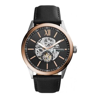 Foto 1 | Foto 1 | Reloj Fossil Hombre Classic Bq2216 Caja Redonda 48mm Diámetro Acero Inoxidable Cierre Hebilla Movimiento Cuarzo Dial Negro