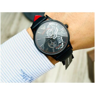 Foto 7 | Foto 7 | Reloj Emporio Armani Hombre Meccanico Ar60046 Caja Redonda 43mm Diámetro Acero Inoxidable Cierre Hebilla Movimiento Automático
