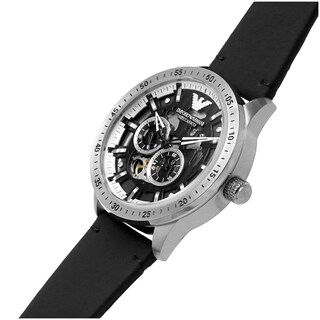 Foto 3 | Foto 3 | Reloj Emporio Armani Hombre Meccanico Ar60051 Caja Redonda 43mm Diámetro Acero Inoxidable Cierre Hebilla Movimiento Automático