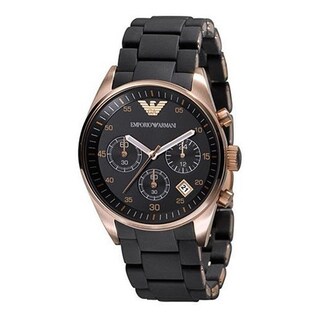 Foto 1 | Foto 1 | Reloj Emporio Armani Hombre Sportivo Ar5906 Caja Redonda 43mm Diámetro Acero Inoxidable Cierre Desplegable Movimiento Cuarzo