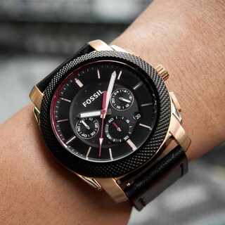 Foto 6 | Foto 6 | Reloj Fossil Hombre Modern Machine Fs5120 Caja Redonda 40mm Diámetro Acero Inoxidable Cierre Hebilla Movimiento Cuarzo