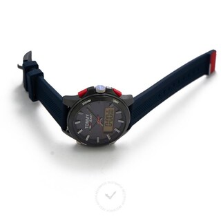 Foto 8 | Foto 8 | Reloj Tommy Hilfiger Hombre Jeans 1791761 Caja Redonda 46mm Diámetro Acero Inoxidable Cierre Hebilla Movimiento Cuarzo Dial Azul