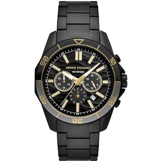 Foto 2 | Foto 2 | Reloj Armani Exchange Hombre Classic Ax1963 Caja Redonda 44mm Diámetro Acero Inoxidable Cierre Desplegable Movimiento Cuarzo