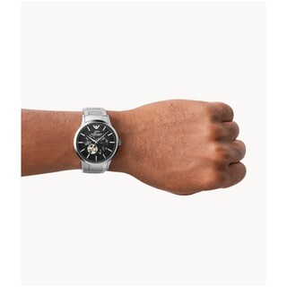Foto 8 | Foto 8 | Reloj Emporio Armani Hombre Meccanico Ar60055 Caja Redonda 43mm Diámetro Acero Inoxidable Cierre Desplegable