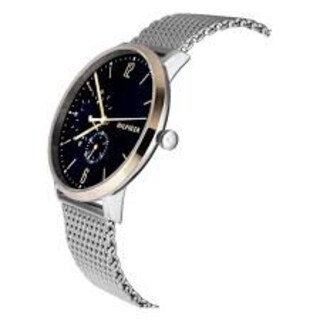 Foto 8 | Foto 8 | Reloj Tommy Hilfiger Hombre Brooklyn 1791505 Caja Redonda 44mm Diámetro Acero Inoxidable Cierre Deslizante Movimiento Cuarzo