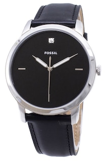 Foto 1 | Foto 1 | Reloj Fossil Hombre Minimalist Fs5497 Caja Redonda 44mm Diámetro Acero Inoxidable Cierre Hebilla Movimiento Cuarzo Dial Negro