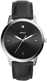 Foto 3 | Foto 3 | Reloj Fossil Hombre Minimalist Fs5497 Caja Redonda 44mm Diámetro Acero Inoxidable Cierre Hebilla Movimiento Cuarzo Dial Negro