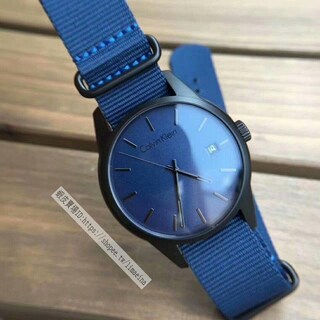 Foto 4 | Foto 4 | Reloj Calvin Klein Hombre Tone K7k514vn Caja Redonda 44mm Diámetro Acero Inoxidable Cierre Hebilla Movimiento Cuarzo Dial Azul