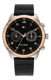 Foto 1 | Foto 1 | Reloj Tommy Hilfiger Hombre Patrick 1791786 Caja Redonda 44mm Diámetro Acero Inoxidable Cierre Hebilla Movimiento Cuarzo