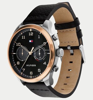 Foto 6 | Foto 7 | Reloj Tommy Hilfiger Hombre Patrick 1791786 Caja Redonda 44mm Diámetro Acero Inoxidable Cierre Hebilla Movimiento Cuarzo