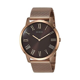 Foto 2 | Foto 2 | Reloj Guess Hombre Classic Gw0074g1 Caja Redonda 44mm Diámetro Acero Inoxidable Cierre Desplegable Movimiento Cuarzo Dial Cafe