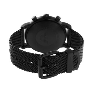 Foto 4 | Foto 4 | Reloj Emporio Armani Hombre Luigi Ar11470 Caja Redonda 46mm Diámetro Acero Inoxidable Cierre Hebilla Movimiento Cuarzo