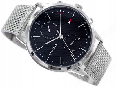 Foto 6 | Foto 6 | Reloj Tommy Hilfiger Hombre Easton 1710433 Caja Redonda 44mm Diámetro Acero Inoxidable Cierre Desplegable Movimiento Cuarzo
