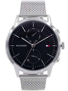 Foto 7 | Foto 7 | Reloj Tommy Hilfiger Hombre Easton 1710433 Caja Redonda 44mm Diámetro Acero Inoxidable Cierre Desplegable Movimiento Cuarzo