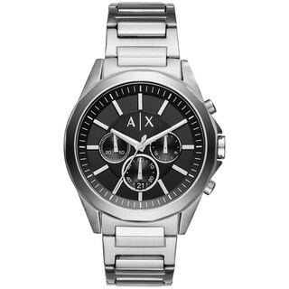 Foto 2 | Foto 2 | Reloj Armani Exchange Hombre Classic Ax2600 Caja Redonda 44mm Diámetro Acero Inoxidable Cierre Desplegable Movimiento Cuarzo