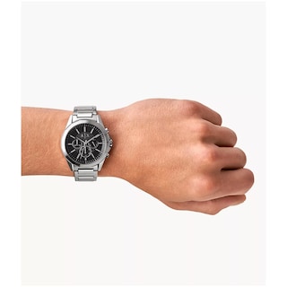 Foto 6 | Foto 6 | Reloj Armani Exchange Hombre Classic Ax2600 Caja Redonda 44mm Diámetro Acero Inoxidable Cierre Desplegable Movimiento Cuarzo