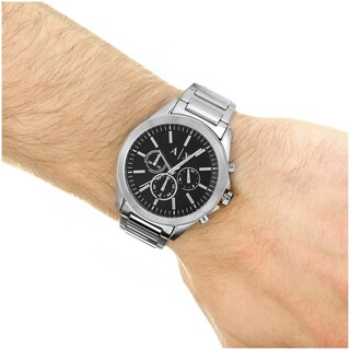 Foto 8 | Foto 8 | Reloj Armani Exchange Hombre Classic Ax2600 Caja Redonda 44mm Diámetro Acero Inoxidable Cierre Desplegable Movimiento Cuarzo