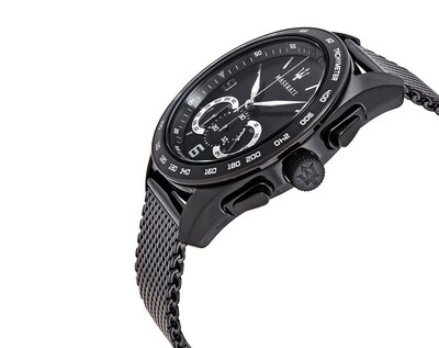 Foto 6 | Foto 6 | Reloj Maserati Hombre Traguardo R8873612031 Caja Redonda 45mm Diámetro Acero Inoxidable Cierre Deslizante Movimiento Cuarzo