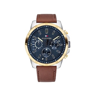 Foto 2 | Foto 2 | Reloj Tommy Hilfiger Hombre Decker 1791561 Caja Redonda 48mm Diámetro Acero Inoxidable Cierre Hebilla Movimiento Cuarzo