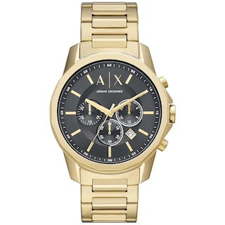 Foto 2 | Foto 2 | Reloj Armani Exchange Hombre Classic Ax1721 Caja Redonda 44mm Diámetro Acero Inoxidable Cierre Desplegable Movimiento Cuarzo