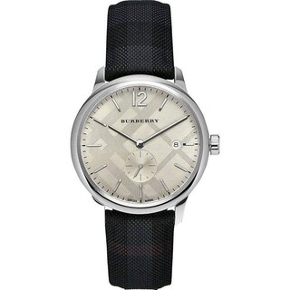 Foto 2 | Foto 2 | Reloj Burberry Hombre Classic Bu10008 Caja Redonda 40mm Diámetro Acero Inoxidable Cierre Hebilla Movimiento Cuarzo Dial Crema