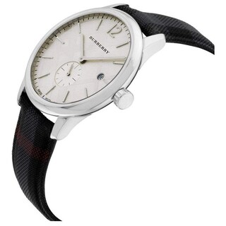 Foto 6 | Foto 6 | Reloj Burberry Hombre Classic Bu10008 Caja Redonda 40mm Diámetro Acero Inoxidable Cierre Hebilla Movimiento Cuarzo Dial Crema