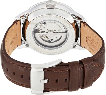 Foto 6 | Foto 6 | Reloj Fossil Hombre Townsman Me3064 Caja Redonda 44mm Diámetro Acero Inoxidable Cierre Hebilla Movimiento Cuarzo Dial Plateado