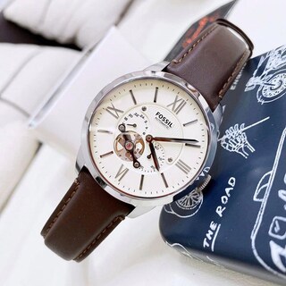 Foto 7 | Foto 7 | Reloj Fossil Hombre Townsman Me3064 Caja Redonda 44mm Diámetro Acero Inoxidable Cierre Hebilla Movimiento Cuarzo Dial Plateado