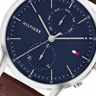 Foto 6 | Foto 6 | Reloj Tommy Hilfiger Hombre Easton 1710436 Caja Redonda 44mm Diámetro Acero Inoxidable Cierre Hebilla Movimiento Cuarzo