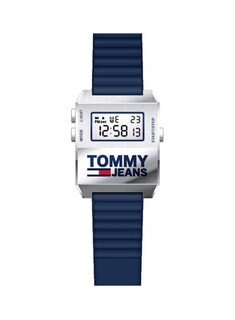 Foto 5 | Foto 5 | Reloj Tommy Hilfiger Hombre Jeans 1791673 Caja Rectangular Ø 32.5mm Acero Inoxidable Cierre Hebilla Movimiento Cuarzo