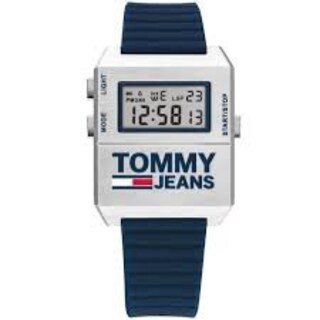 Foto 6 | Foto 6 | Reloj Tommy Hilfiger Hombre Jeans 1791673 Caja Rectangular Ø 32.5mm Acero Inoxidable Cierre Hebilla Movimiento Cuarzo