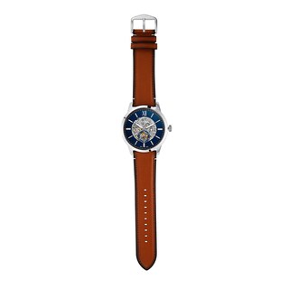 Foto 3 | Foto 3 | Reloj Fossil Hombre Townsman Me3154 Caja Redonda 48mm Diámetro Acero Inoxidable Cierre Hebilla Movimiento Cuarzo Dial Azul