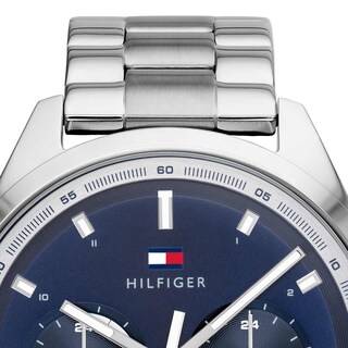Foto 6 | Foto 6 | Reloj Tommy Hilfiger Hombre Bennett 1791725 Caja Redonda 44mm Diámetro Acero Inoxidable Cierre Desplegable Movimiento Cuarzo