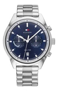 Foto 8 | Foto 8 | Reloj Tommy Hilfiger Hombre Bennett 1791725 Caja Redonda 44mm Diámetro Acero Inoxidable Cierre Desplegable Movimiento Cuarzo