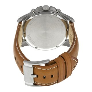 Foto 4 | Foto 4 | Reloj Fossil Hombre Grant Fs5060 Caja Redonda 44mm Diámetro Acero Inoxidable Cierre Hebilla Movimiento Cuarzo Dial Blanco