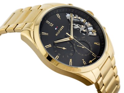 Foto 3 | Foto 3 | Reloj Tommy Hilfiger Hombre Herren 1710447 Caja Redonda 43mm Diámetro Acero Inoxidable Cierre Desplegable Movimiento Cuarzo