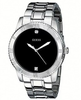 Foto 2 | Foto 2 | Reloj Guess Hombre Classic W0416g1 Caja Redonda 43mm Diámetro Acero Inoxidable Cierre Desplegable Movimiento Cuarzo Dial Negro