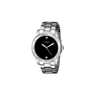 Foto 3 | Foto 3 | Reloj Guess Hombre Classic W0416g1 Caja Redonda 43mm Diámetro Acero Inoxidable Cierre Desplegable Movimiento Cuarzo Dial Negro