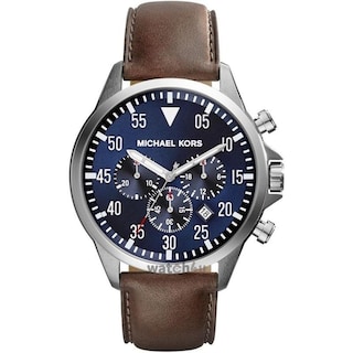 Foto 2 | Foto 2 | Reloj Michael Kors Hombre Gage Mk8362 Caja Redonda 42mm Diámetro Acero Inoxidable Cierre Hebilla Movimiento Cuarzo Dial Azul