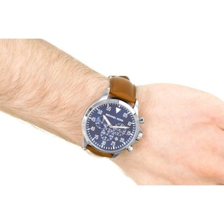 Foto 3 | Foto 3 | Reloj Michael Kors Hombre Gage Mk8362 Caja Redonda 42mm Diámetro Acero Inoxidable Cierre Hebilla Movimiento Cuarzo Dial Azul