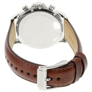 Foto 5 | Foto 5 | Reloj Michael Kors Hombre Gage Mk8362 Caja Redonda 42mm Diámetro Acero Inoxidable Cierre Hebilla Movimiento Cuarzo Dial Azul