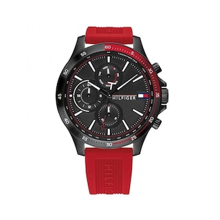 Foto 6 | Foto 6 | Reloj Tommy Hilfiger Hombre Bank 1791722 Caja Redonda 46mm Diámetro Acero Inoxidable Cierre Hebilla Movimiento Cuarzo Dial Negro