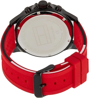 Foto 7 | Foto 7 | Reloj Tommy Hilfiger Hombre Bank 1791722 Caja Redonda 46mm Diámetro Acero Inoxidable Cierre Hebilla Movimiento Cuarzo Dial Negro