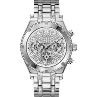 Foto 1 | Foto 1 | Reloj Guess Hombre Continental Gw0261g1 Caja Redonda 45mm Diámetro Acero Inoxidable Cierre Desplegable Movimiento Cuarzo