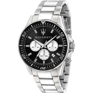 Foto 1 | Foto 1 | Reloj Maserati Hombre Sfida R8873640004 Caja Redonda 44mm Diámetro Acero Inoxidable Cierre Desplegable Movimiento Cuarzo